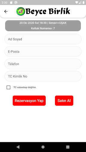 Beyce Birlik Turizm ekran görüntüsü