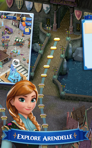Disney Frozen Free Fall ekran görüntüsü