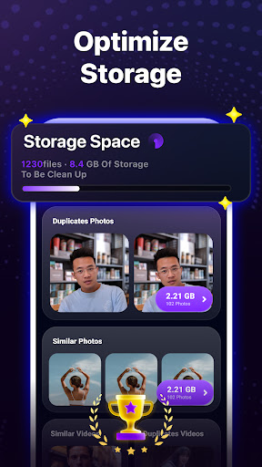 PhotoSweep: AI storage cleaner ekran görüntüsü