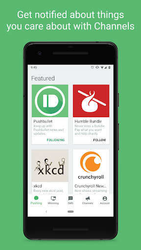 Pushbullet: SMS on PC and more ekran görüntüsü