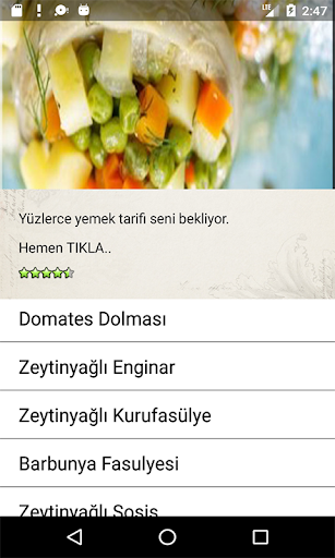 Meze Salata Pilav vb Tarifleri ekran görüntüsü
