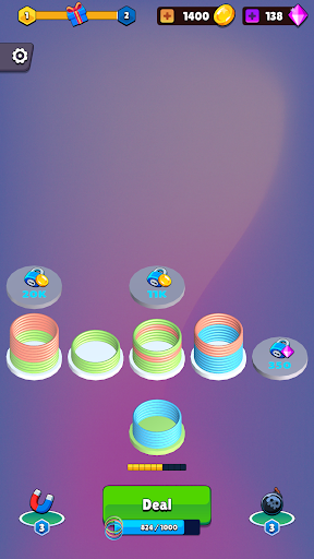 Slinky Ring Color Sort ekran görüntüsü