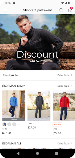 Shooter Sportswear ekran görüntüsü
