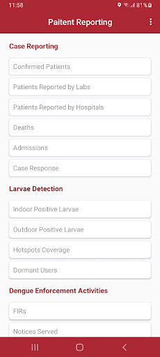 Dengue Situation App ekran görüntüsü
