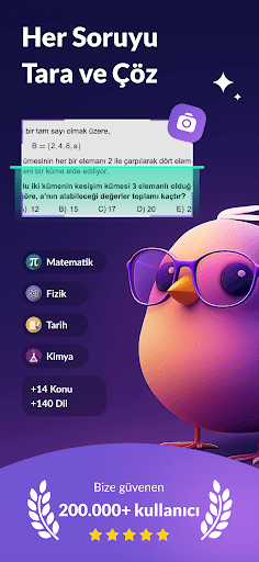 Soru Çözme Uygulaması - Solver ekran görüntüsü