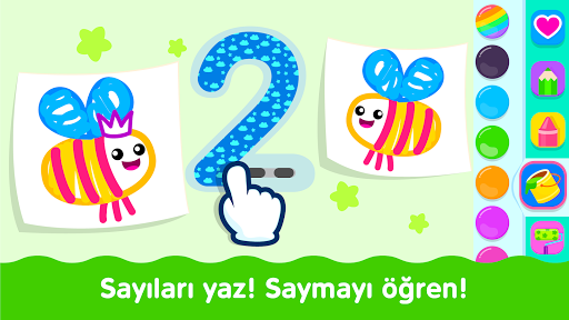 Çocuk çizim ve boyama oyunları ekran görüntüsü