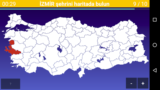 Harita Oyunu Türkiye: Şehirler ekran görüntüsü