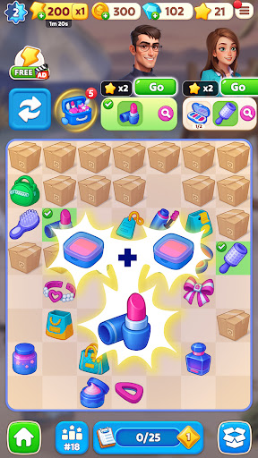 Merge & Makeover: Fashion Game ekran görüntüsü