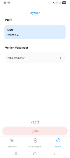 Dijital.Onay ekran görüntüsü
