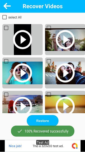 silinmiş videoları geri yüklem ekran görüntüsü