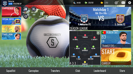 Soccer Dynasty: Club Manager ekran görüntüsü