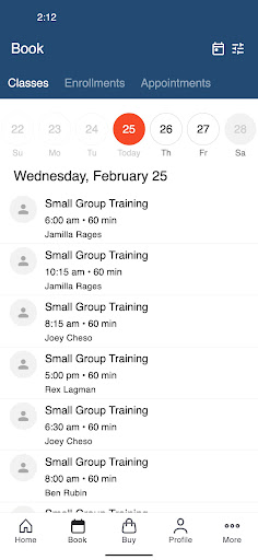 Palladino Personal Training ekran görüntüsü