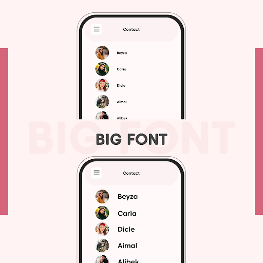 Big Font : Change Font Size ekran görüntüsü