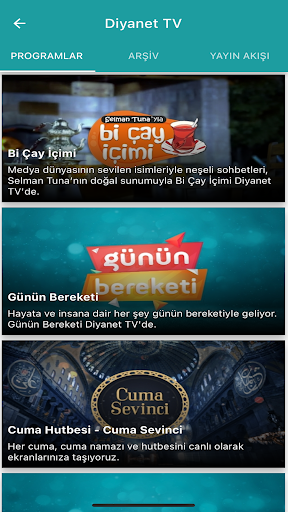 Diyanet Radyo TV ekran görüntüsü