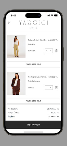 Yargıcı: Online Alışveriş Moda ekran görüntüsü
