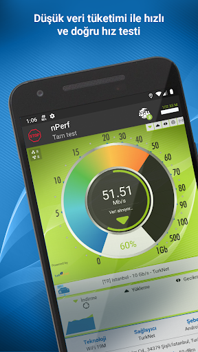Hız testi 4G 5G WiFi ekran görüntüsü