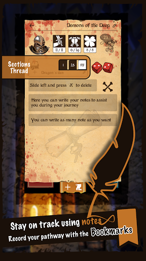 Adventure Sheet for Gamebook ekran görüntüsü