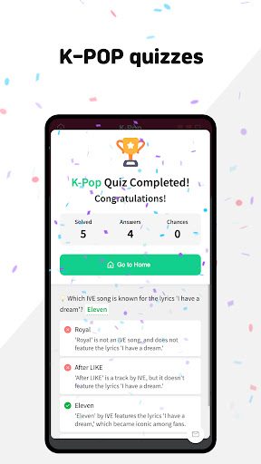 QQuiz K-POP ekran görüntüsü