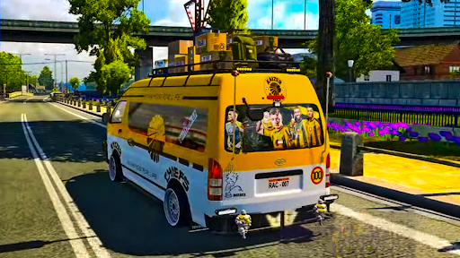 Mini Coach Van Driving Game 3D ekran görüntüsü
