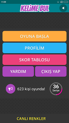 Kelime Bul ekran görüntüsü