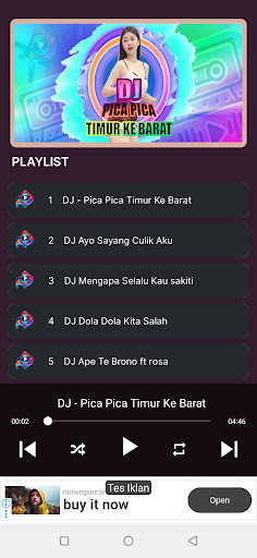 Dj Pica Pica Timur Ke Barat ekran görüntüsü