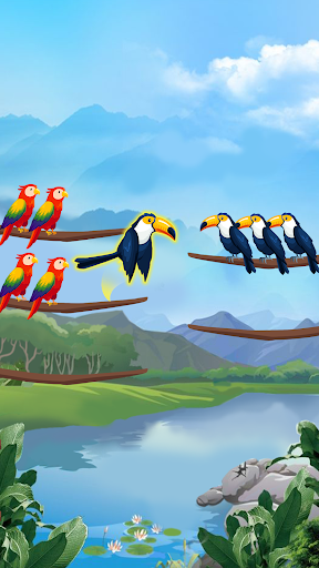 Bird Sort - Color Puzzle ekran görüntüsü