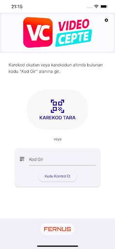 Video Cepte ekran görüntüsü