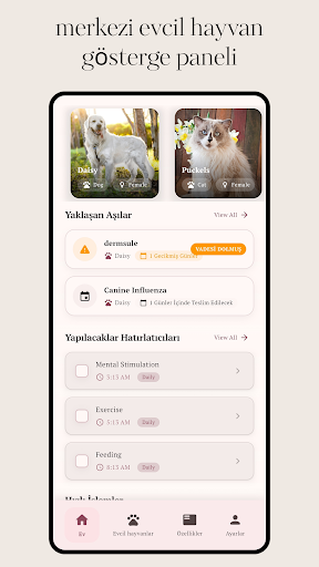 Köpek ve Kedi takip cihazı ekran görüntüsü