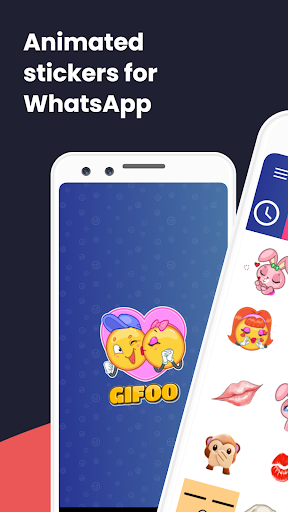 GIF stickers for WhatsApp ekran görüntüsü