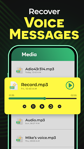 Recover Deleted Messages, SMS ekran görüntüsü