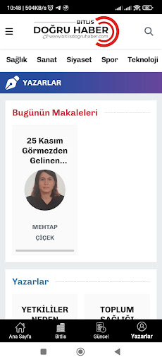 Bitlis Doğru Haber ekran görüntüsü