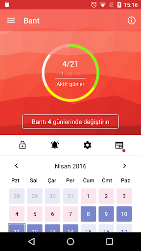 Doğum kontrol hapı ekran görüntüsü