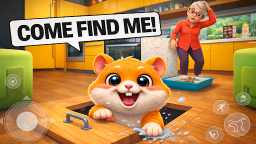 i Am a Hamster Game 3D ekran görüntüsü