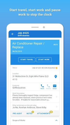 Simpro Mobile ekran görüntüsü