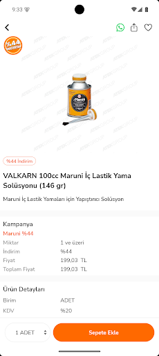 Atek Market ekran görüntüsü