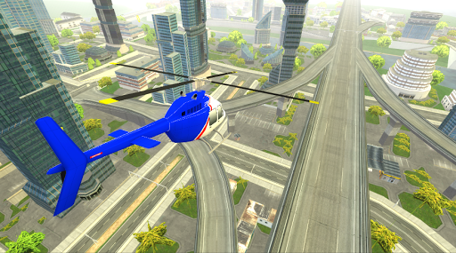 City Helicopter Simulator Game ekran görüntüsü