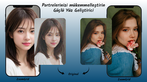 ZoomGrid AI Fotoğraf İyileştir ekran görüntüsü