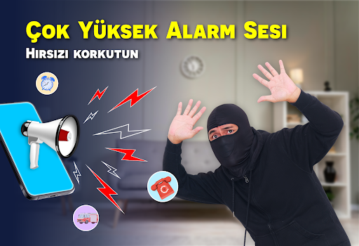 Hırsızlığa Karşı Telefon Alarm ekran görüntüsü