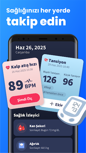 Nabız monitörü - Nabzı ölçer ekran görüntüsü