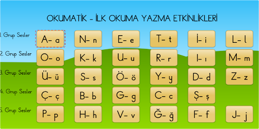 Okumatik Okuma Yazma ekran görüntüsü