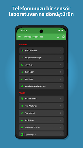 Physics Toolbox Sensor Suite ekran görüntüsü