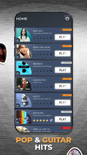 Guitar Fire 2 - Music Game ekran görüntüsü