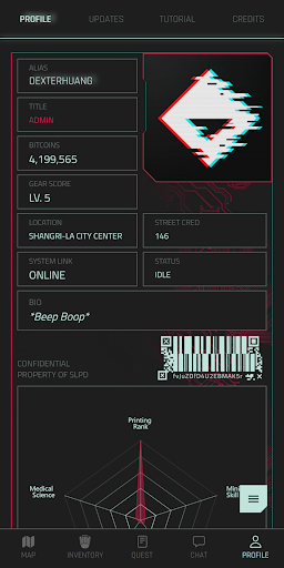 CyberCode Online: Text RPG ekran görüntüsü