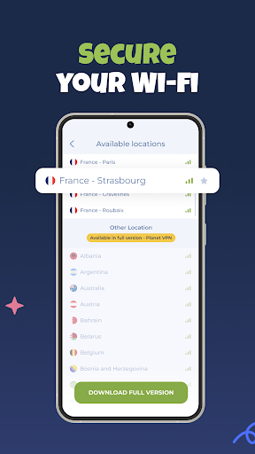 France VPN - Private and Fast ekran görüntüsü