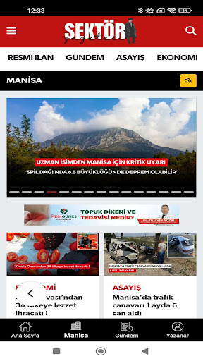 Sektör Gazetesi ekran görüntüsü