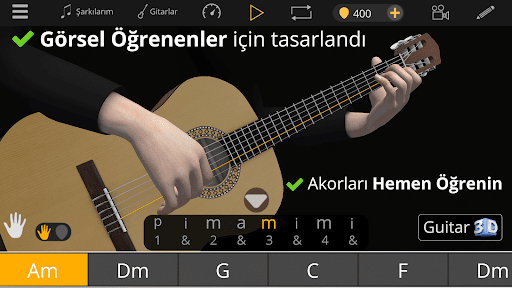 Guitar 3D - Temel Akorlar ekran görüntüsü