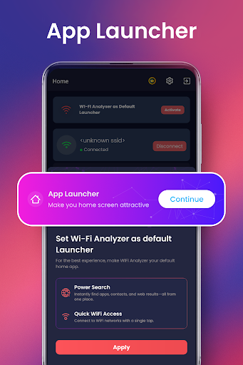 WiFi Analyzer & Launcher Tools ekran görüntüsü