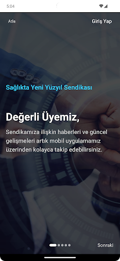 Sağlıkta Yeni Yüzyıl Sendikası ekran görüntüsü