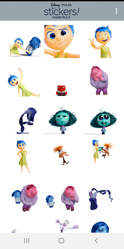 Pixar Stickers: Inside Out 2 ekran görüntüsü
