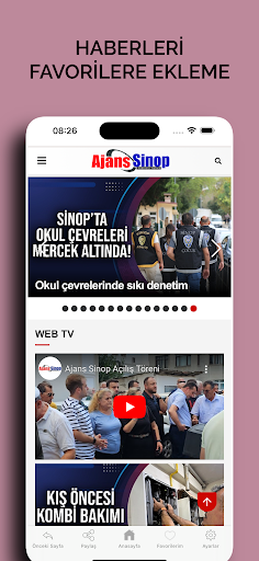 Ajans Sinop ekran görüntüsü